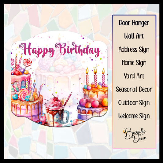 Birthday Sign for Yard / Custom Birthday Sign / Adult Birthday Sign / Birthday Outdoor Decor